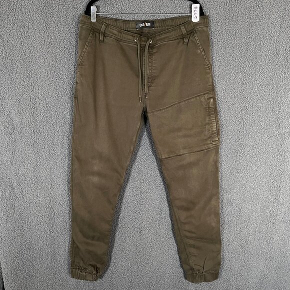 DU/ER Duer N2X No Sweat Slim Fit Joggers Pants - Men's Size 36*30 - Green - Picture 1 of 10
